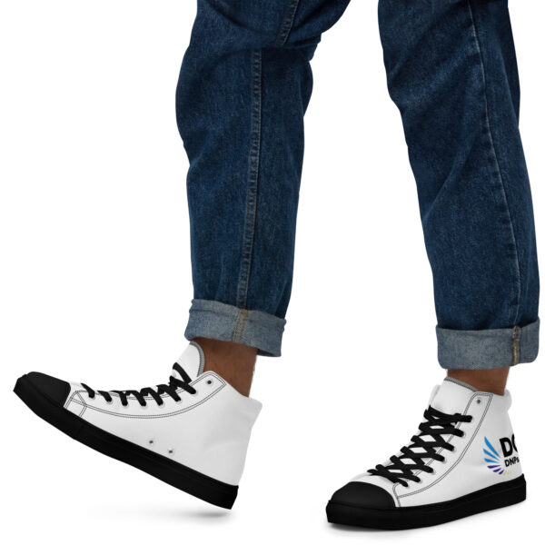 Men’s high top canvas shoes - Image 2